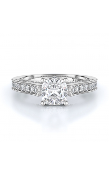 Sidestone Style Diamond Engagement ring 
(Center Diamond Not Included)