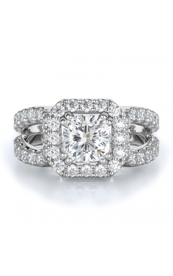 Halo Style Diamond Engagement ring 
(Center Diamond Not Included)