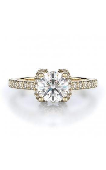 Sidestone Style Diamond Engagement ring 
(Center Diamond Not Included)