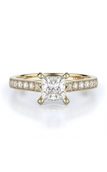 Sidestone Style Diamond Engagement ring 
(Center Diamond Not Included)