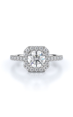 Halo Style Diamond Engagement Ring 
(Center Diamond Not Included)