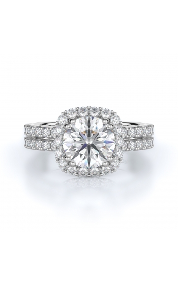 Halo Style Diamond Engagement ring 
(Center Diamond Not Included)