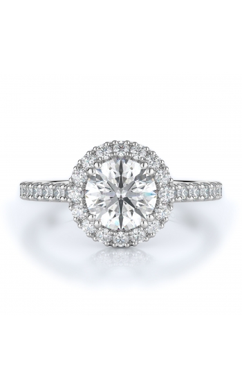 Halo Style Diamond Engagement ring 
(Center Diamond Not Included)