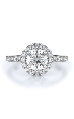 Halo Style Diamond Engagement Ring 
(Center Diamond Not Included)