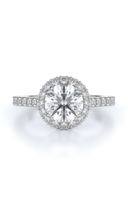 Halo Style Diamond Engagement Ring 
(Center Diamond Not Included)