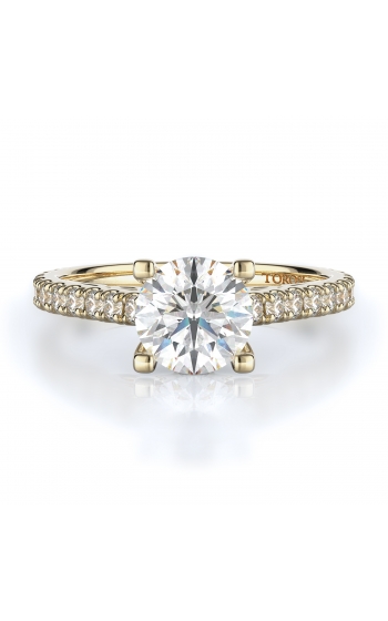 Sidestone Style Diamond Engagement ring 
(Center Diamond Not Included)