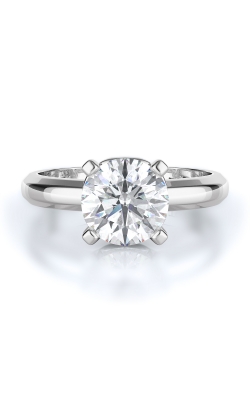 Solitaire Style Diamond Engagement Ring 
(Center Diamond Not Included)