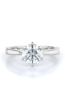 Solitaire Style Diamond Engagement Ring 
(Center Diamond Not Included)