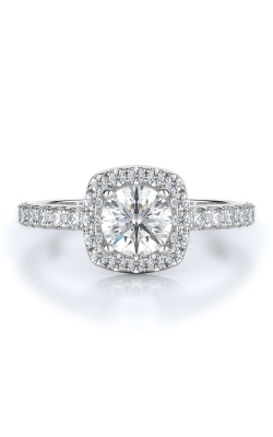 Halo Style Diamond Engagement Ring 
(Center Diamond Not Included)