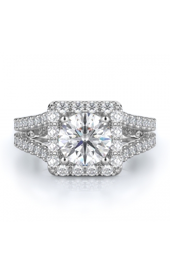 Halo Style Diamond Engagement ring 
(Center Diamond Not Included)