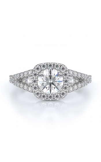 Halo Style Diamond Engagement ring 
(Center Diamond Not Included)